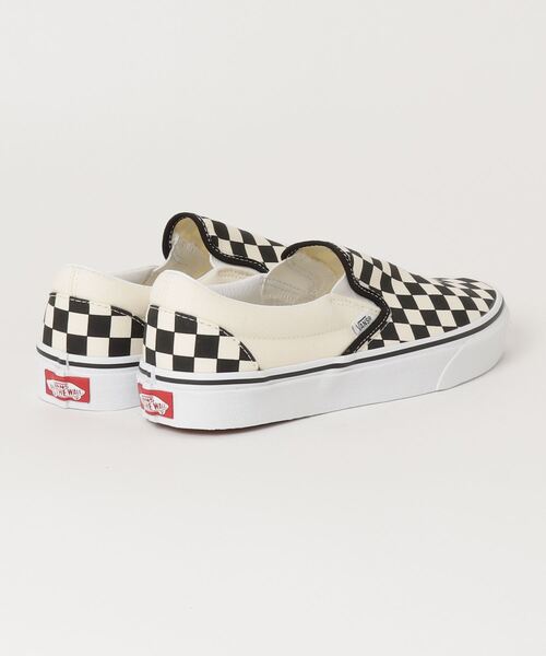 VANS（バンズ）の「VANS CLASSICS / バンズ クラシック：CLASSIC SLIP-ON：VN000EYEBWW[REA]（スニーカー・メンズ・ホワイト系その他・US8/US8.5/US9.5/US9/US7.5/US10）」の2枚目の写真