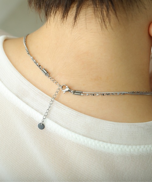ORLEAN（オルレアン）の「【ORLEAN】 ２連華奢チェーンネックレス サージカルステンレス（ネックレス・レディース・ゴールド/シルバー・フリー）」の11枚目の写真