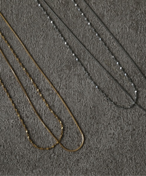 ORLEAN（オルレアン）の「【ORLEAN】 ２連華奢チェーンネックレス サージカルステンレス（ネックレス・レディース・ゴールド/シルバー・フリー）」の13枚目の写真