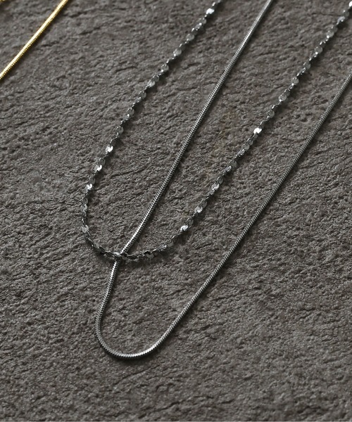 ORLEAN（オルレアン）の「【ORLEAN】 ２連華奢チェーンネックレス サージカルステンレス（ネックレス・レディース・ゴールド/シルバー・フリー）」の15枚目の写真