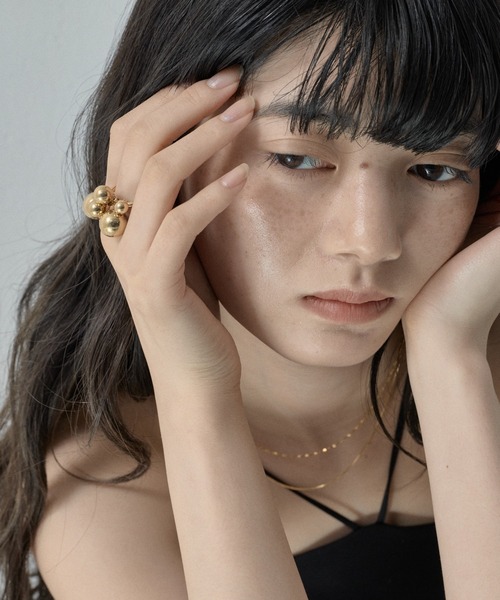 ORLEAN(オルレアン)の「【ORLEAN】 2連華奢チェーンネックレス サージカルステンレス(ネックレス・レディース・ゴールド/シルバー・フリー)」の9枚目の写真