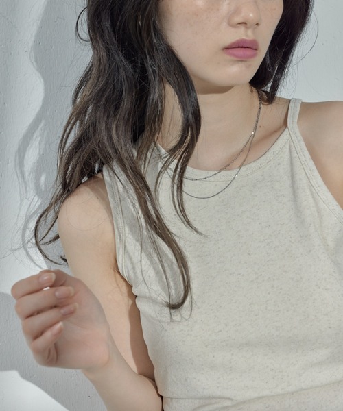 ORLEAN(オルレアン)の「【ORLEAN】 2連華奢チェーンネックレス サージカルステンレス(ネックレス・レディース・ゴールド/シルバー・フリー)」の5枚目の写真