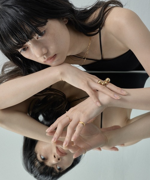 ORLEAN(オルレアン)の「【ORLEAN】 2連華奢チェーンネックレス サージカルステンレス(ネックレス・レディース・ゴールド/シルバー・フリー)」の19枚目の写真