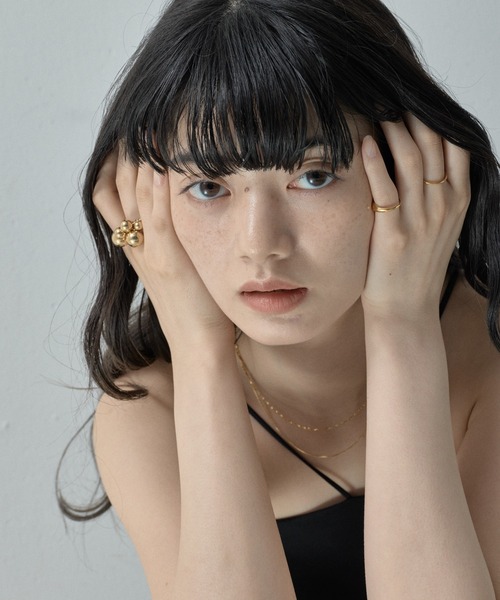 ORLEAN(オルレアン)の「【ORLEAN】 2連華奢チェーンネックレス サージカルステンレス(ネックレス・レディース・ゴールド/シルバー・フリー)」の15枚目の写真