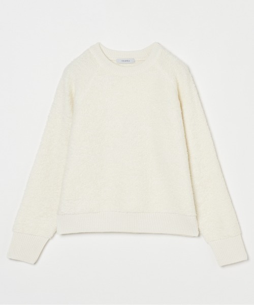 HELIOPOLE（エリオポール）の「BIG LOOP PULLOVER KNIT（ニット/セーター・レディース・ベージュ/ホワイト/ブラック・38）」の2枚目の写真