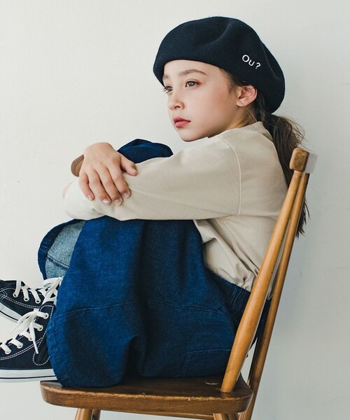 EDWIN（エドウィン）の「【Ou? by EDWIN】デニムフレアスカート（デニムスカート・キッズ・ネイビー・110/150/100/140/120/130）」の6枚目の写真