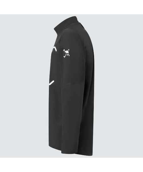 [オークリー] Polo Shirt SKULL SYNCHRONISM MOCK SHIRT 2.0 COOL GRAY 2 Mサイズ相当 OAKLEY（オークリー）の「オークリー SKULL SYNCHRONISM LS MOCK SHIRT
