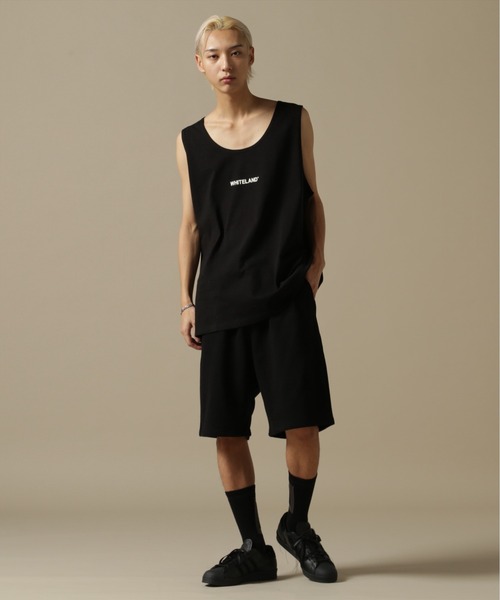 WHITELAND（ホワイトランド）の「【WEB&DEPOT限定】WHITELAND/ホワイトランド/OWL/LOGO TT/オーバーサイズ タンクトップ（タンクトップ・メンズ・ブラック/カーキ/ホワイト・F）」の11枚目の写真