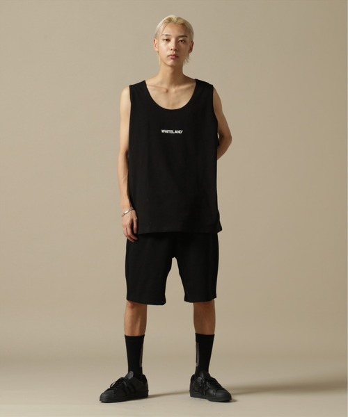 WHITELAND（ホワイトランド）の「【WEB&DEPOT限定】WHITELAND/ホワイトランド/OWL/LOGO TT/オーバーサイズ タンクトップ（タンクトップ・メンズ・ブラック/カーキ/ホワイト・F）」の12枚目の写真