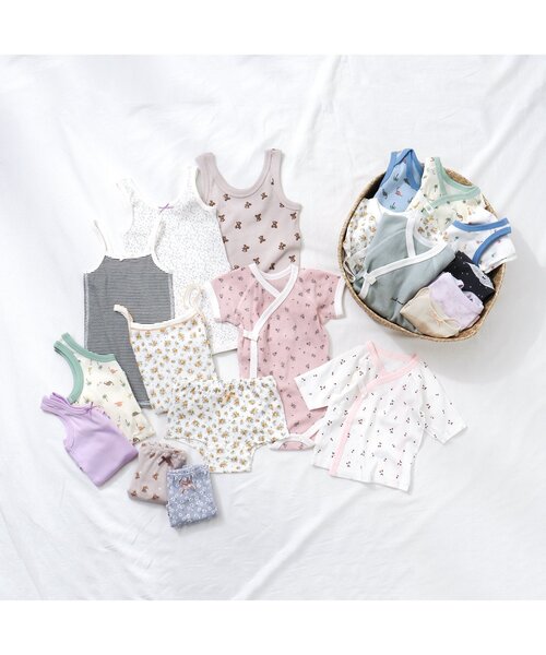 apres les cours（アプレレクール）の「BOYSワッフルタンクトップ（タンクトップ・キッズ・アイボリー/ベージュ・80/90/100/110/120/130）」の5枚目の写真