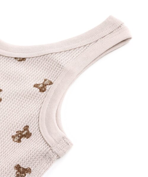 apres les cours（アプレレクール）の「BOYSワッフルタンクトップ（タンクトップ・キッズ・アイボリー/ベージュ・80/90/100/110/120/130）」の13枚目の写真