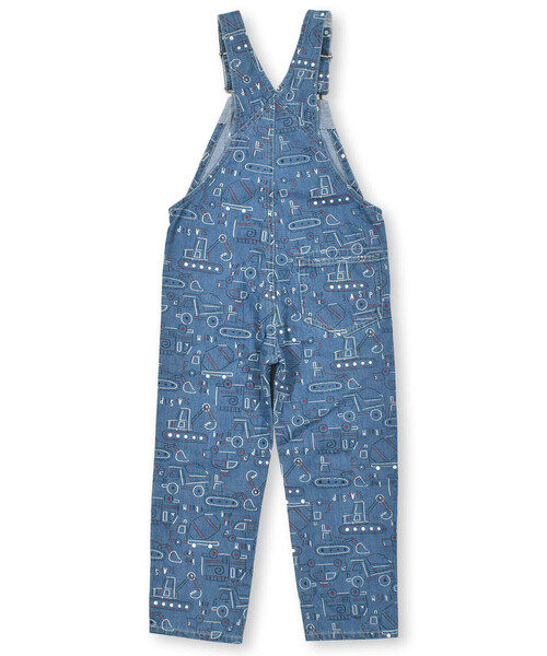 SLAP SLIP(スラップスリップ)の「【お揃い】無地車総柄プリント配色切り替えサロペット(90~110cm)(つなぎ/オールインワン・キッズ・ブルー/ブルー系その他/ネイビー・90cm/110cm/100cm)」の13枚目の写真