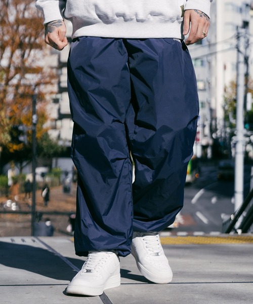 パンツ L&M WEB限定/セットアップ対応】ランダムプリーツワイドカーゴパンツ