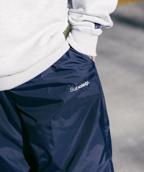 Subciety（サブサエティ）の「TUCK NYLON PANTS（その他パンツ・メンズ・ネイビー/パープル/ブラック/グレー・SMALL/MEDIUM/LARGE/X-LARGE/XX-LARGE）」の22枚目の写真