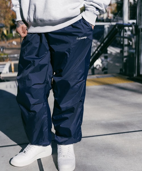 セール】TUCK NYLON PANTS（その他パンツ）｜Subciety