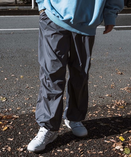 Subciety（サブサエティ）の「TUCK NYLON PANTS（その他パンツ・メンズ・ネイビー/パープル/ブラック/グレー・SMALL/MEDIUM/LARGE/X-LARGE/XX-LARGE）」の13枚目の写真