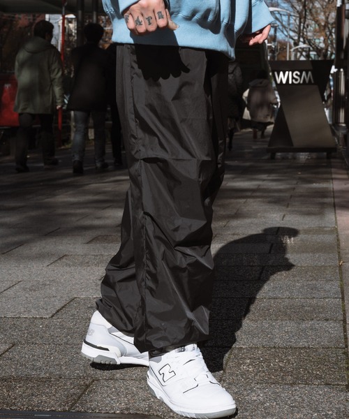Subciety（サブサエティ）の「TUCK NYLON PANTS（その他パンツ・メンズ・ネイビー/パープル/ブラック/グレー・SMALL/MEDIUM/LARGE/X-LARGE/XX-LARGE）」の11枚目の写真