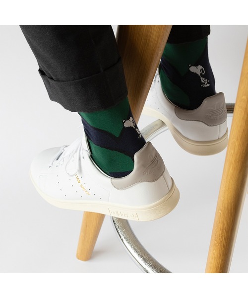 CHICSTOCKS（シックストックス）の「SNOOPY×CHICSTOCKS［SNOOPYハート］（ソックス/靴下・レディース・ダークグレー/ダークブラウン/ネイビー/アイボリー・SMALL/MEDIUM/LARGE）」の19枚目の写真