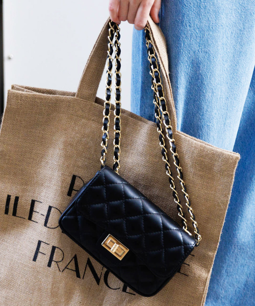 MAISON BENGAL（マイソンベンガル）の「【Maison Bengal/メゾンベンガル】 別注ジュートロゴバッグ（トートバッグ・レディース・ベージュ・フリー）」の4枚目の写真