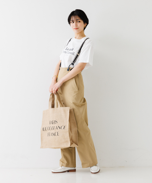 MAISON BENGAL（マイソンベンガル）の「【Maison Bengal/メゾンベンガル】 別注ジュートロゴバッグ（トートバッグ・レディース・ベージュ・フリー）」の16枚目の写真