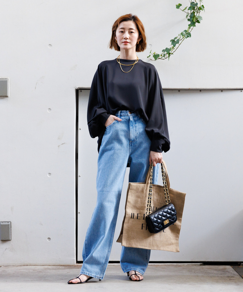 MAISON BENGAL（マイソンベンガル）の「【Maison Bengal/メゾンベンガル】 別注ジュートロゴバッグ（トートバッグ・レディース・ベージュ・フリー）」の19枚目の写真