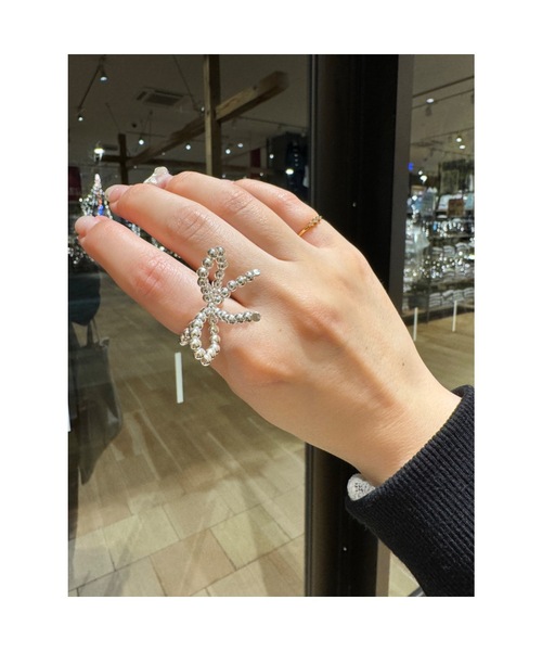 pearl ribbon ring（リング）｜jumelle（ジュメロ）の