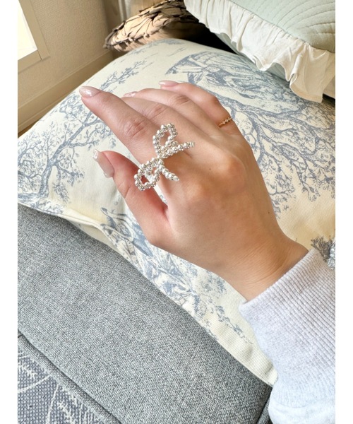 pearl ribbon ring（リング）｜jumelle（ジュメロ）の