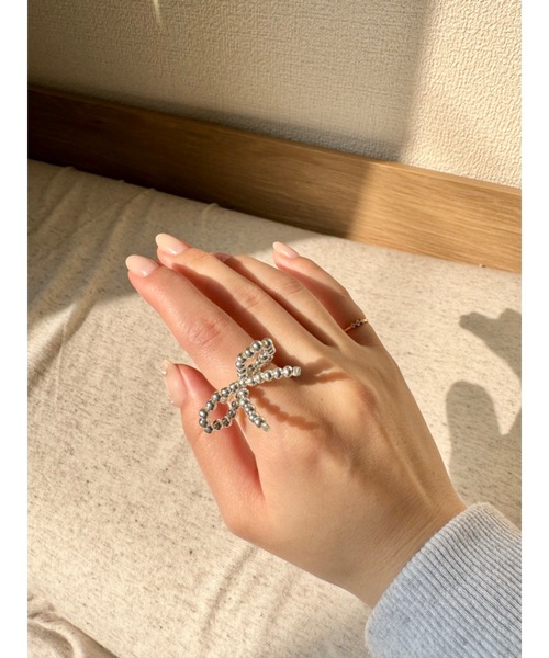 pearl ribbon ring（リング）｜jumelle（ジュメロ）の