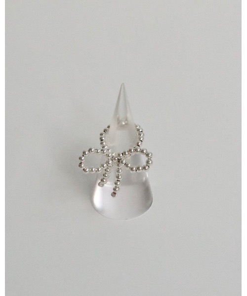 JUMELLE(ジュメロ)の「pearl ribbon ring(リング・レディース・シルバー・FREE)」の15枚目の写真