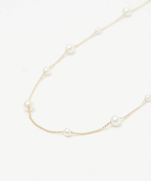 abahouse mavie（アバハウスマヴィ）の「チェーンパールネックレス（ネックレス・レディース・ゴールド/シルバー・フリー）」の5枚目の写真