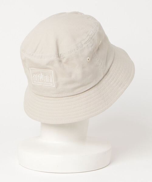 Manhattan Portage（マンハッタンポーテージ）の「Manhattan Portage/マンハッタンポーテージ ハット APPLE WAPPEN BUCKET HAT 紫外線対策 アウトドア ストリート MP246（ハット・メンズ・ブラック/オフホワイト/ベージュ・FREE）」の4枚目の写真