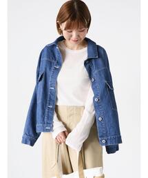 Lugnoncure | デニムジャケット(ノーカラージャケット)