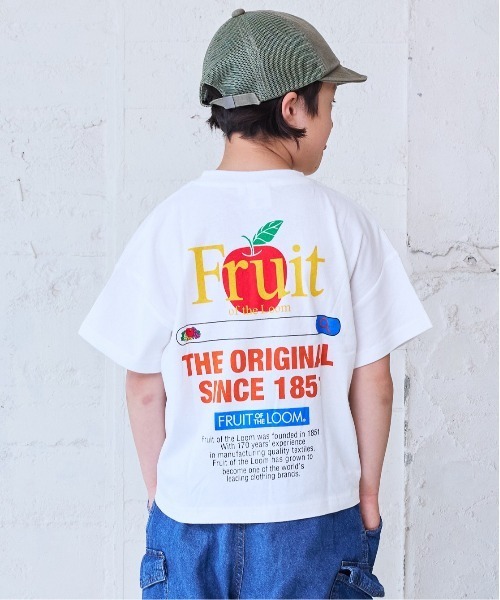 MARKEY'S（マーキーズ）の「【FRUIT OF THE LOOM】プリントT（80～160cm）（Tシャツ/カットソー・キッズ・オフホワイト/ブラック/グリーン・110/100/95/90/80/160/150/140/130/120）」の2枚目の写真