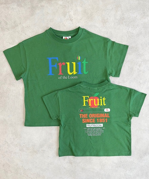 MARKEY'S（マーキーズ）の「【FRUIT OF THE LOOM】プリントT（80～160cm）（Tシャツ/カットソー・キッズ・オフホワイト/ブラック/グリーン・110/100/95/90/80/160/150/140/130/120）」の3枚目の写真