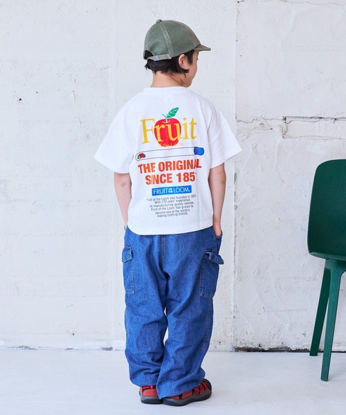 MARKEY'S（マーキーズ）の「【FRUIT OF THE LOOM】プリントT（80～160cm）（Tシャツ/カットソー・キッズ・オフホワイト/ブラック/グリーン・110/100/95/90/80/160/150/140/130/120）」の12枚目の写真