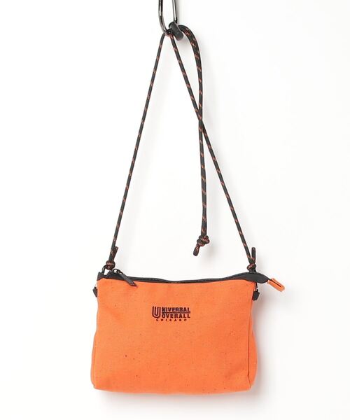 UNIVERSAL OVERALL(ユニバーサルオーバーオール)の「UNIVERSAL OVERALL / UO ネップサコッシュ / UVO-186(ボディバッグ/ウエストポーチ・レディース・サックスブルー/ブラック/オフホワイト/グレー/オレンジ・ONESIZE)」の19枚目の写真