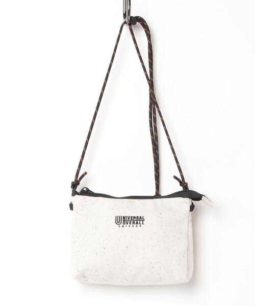 UNIVERSAL OVERALL(ユニバーサルオーバーオール)の「UNIVERSAL OVERALL / UO ネップサコッシュ / UVO-186(ボディバッグ/ウエストポーチ・レディース・サックスブルー/ブラック/オフホワイト/グレー/オレンジ・ONESIZE)」の22枚目の写真
