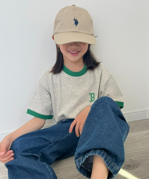 UCLA（ユーシーエルエー）の「【KIDS】【UCLA】TYPY別注プリントリンガーTee（Tシャツ/カットソー・キッズ・ブルー/グリーン・SMALL/XX-LARGE/X-LARGE/LARGE/MEDIUM）」の2枚目の写真