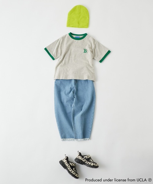 UCLA（ユーシーエルエー）の「【KIDS】【UCLA】TYPY別注プリントリンガーTee（Tシャツ/カットソー・キッズ・ブルー/グリーン・SMALL/XX-LARGE/X-LARGE/LARGE/MEDIUM）」の5枚目の写真