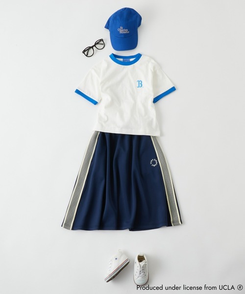 UCLA（ユーシーエルエー）の「【KIDS】【UCLA】TYPY別注プリントリンガーTee（Tシャツ/カットソー・キッズ・ブルー/グリーン・SMALL/XX-LARGE/X-LARGE/LARGE/MEDIUM）」の6枚目の写真