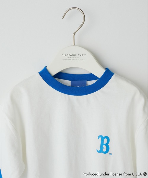 UCLA（ユーシーエルエー）の「【KIDS】【UCLA】TYPY別注プリントリンガーTee（Tシャツ/カットソー・キッズ・ブルー/グリーン・SMALL/XX-LARGE/X-LARGE/LARGE/MEDIUM）」の7枚目の写真