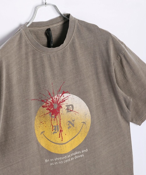 WESTSEA(ウエストシー)の「ビッグサイズ ピグメント加工 プリント クルーネック 半袖Tシャツ(Tシャツ/カットソー・メンズ・モカ/ブラック系その他2/ブラック系その他3/ブラック系その他4/ブラック系その他5/ブラウン系その他2/ブラウン系その他3/ブラウン系その他4/ブラウン系その他5/ブラック系その他/ブラウン系その他/ブラック/ブラック系その他7/ブラック系/ブラック系その他6/ブラウン系その他6/ブラウン系その他7/ブラウン系/ブラック系1/ブラック系2/ブラック系3/ブラック系4・M/L/XL)」の22枚目の写真