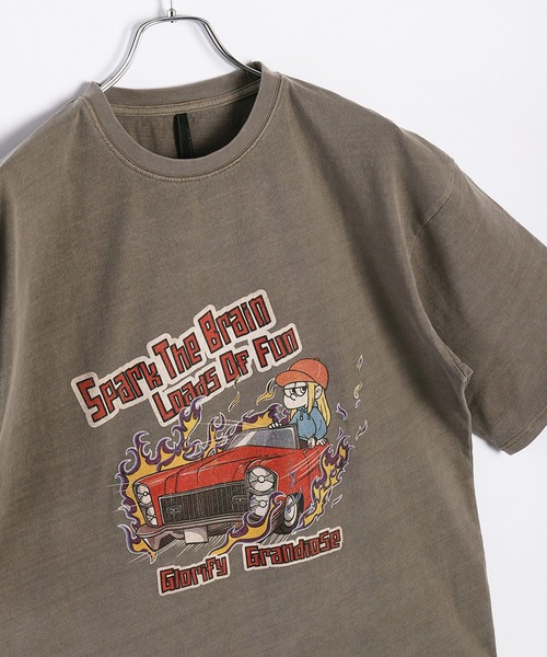 WESTSEA(ウエストシー)の「ビッグサイズ ピグメント加工 プリント クルーネック 半袖Tシャツ(Tシャツ/カットソー・メンズ・モカ/ブラック系その他2/ブラック系その他3/ブラック系その他4/ブラック系その他5/ブラウン系その他2/ブラウン系その他3/ブラウン系その他4/ブラウン系その他5/ブラック系その他/ブラウン系その他/ブラック/ブラック系その他7/ブラック系/ブラック系その他6/ブラウン系その他6/ブラウン系その他7/ブラウン系/ブラック系1/ブラック系2/ブラック系3/ブラック系4・M/L/XL)」の15枚目の写真