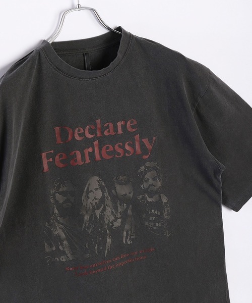 WESTSEA(ウエストシー)の「ビッグサイズ ピグメント加工 プリント クルーネック 半袖Tシャツ(Tシャツ/カットソー・メンズ・モカ/ブラック系その他2/ブラック系その他3/ブラック系その他4/ブラック系その他5/ブラウン系その他2/ブラウン系その他3/ブラウン系その他4/ブラウン系その他5/ブラック系その他/ブラウン系その他/ブラック/ブラック系その他7/ブラック系/ブラック系その他6/ブラウン系その他6/ブラウン系その他7/ブラウン系/ブラック系1/ブラック系2/ブラック系3/ブラック系4・M/L/XL)」の6枚目の写真