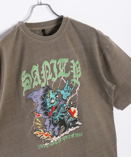 WESTSEA(ウエストシー)の「ビッグサイズ ピグメント加工 プリント クルーネック 半袖Tシャツ(Tシャツ/カットソー・メンズ・モカ/ブラック系その他2/ブラック系その他3/ブラック系その他4/ブラック系その他5/ブラウン系その他2/ブラウン系その他3/ブラウン系その他4/ブラウン系その他5/ブラック系その他/ブラウン系その他/ブラック/ブラック系その他7/ブラック系/ブラック系その他6/ブラウン系その他6/ブラウン系その他7/ブラウン系/ブラック系1/ブラック系2/ブラック系3/ブラック系4・M/L/XL)」の14枚目の写真