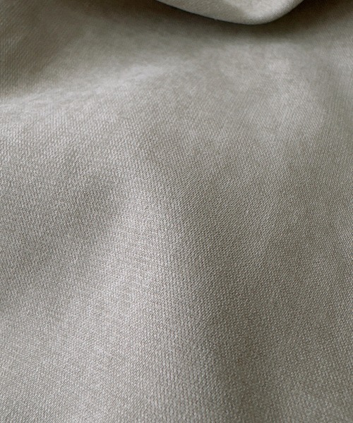 nissen（ニッセン）の「ロングトレンチコート（トレンチコート・レディース・ライトカーキ/アイボリー・M）」の4枚目の写真