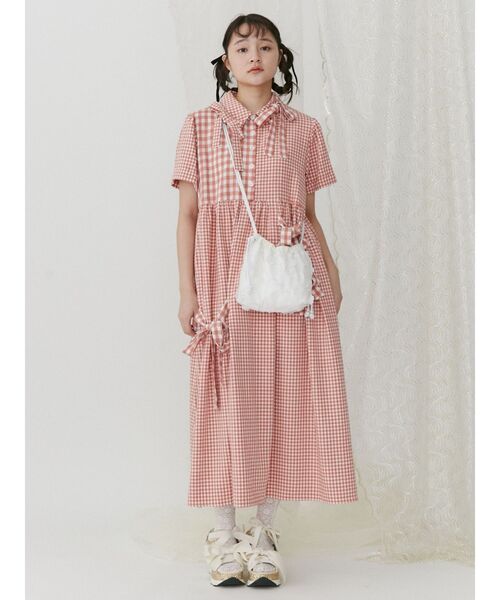 merry jenny（メリージェニー）の「お花咲いたポシェット（ショルダーバッグ・レディース・ブラック/ピンク/オフホワイト・FREE）」の15枚目の写真