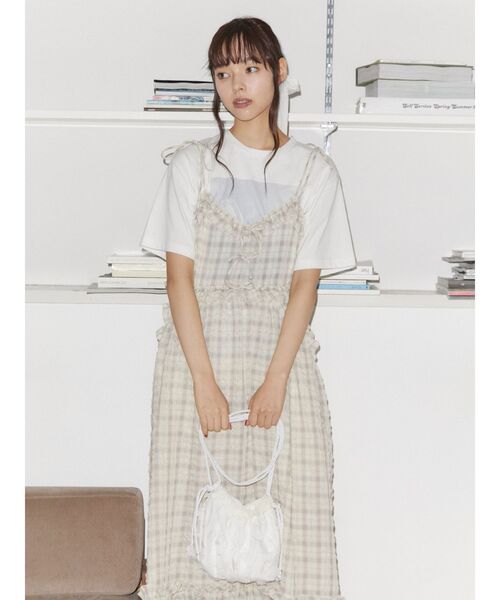 merry jenny（メリージェニー）の「お花咲いたポシェット（ショルダーバッグ・レディース・ブラック/ピンク/オフホワイト・FREE）」の11枚目の写真