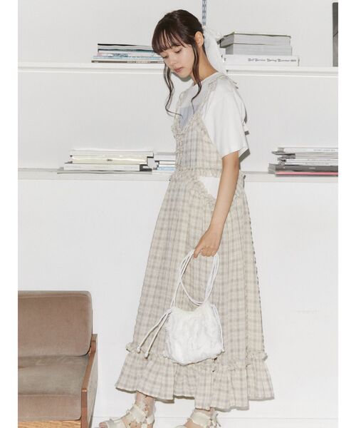 merry jenny（メリージェニー）の「お花咲いたポシェット（ショルダーバッグ・レディース・ブラック/ピンク/オフホワイト・FREE）」の12枚目の写真