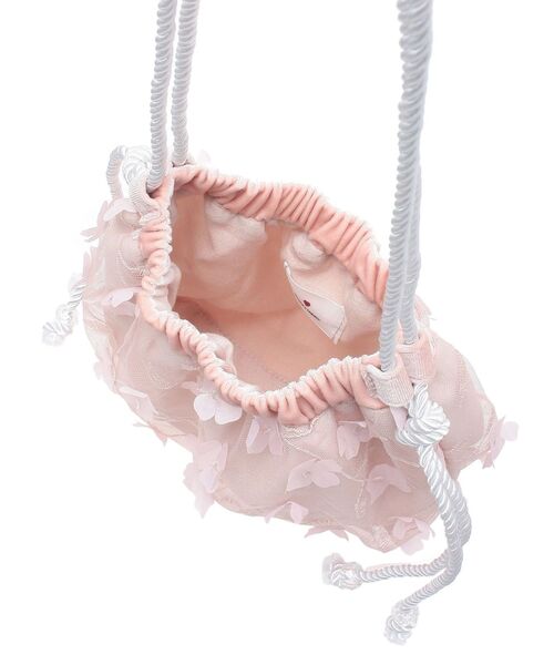 merry jenny（メリージェニー）の「お花咲いたポシェット（ショルダーバッグ・レディース・ブラック/ピンク/オフホワイト・FREE）」の7枚目の写真